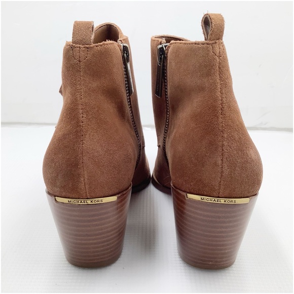 {Michael Kors} Suede Ankle Bootie - Picture 9 of 16